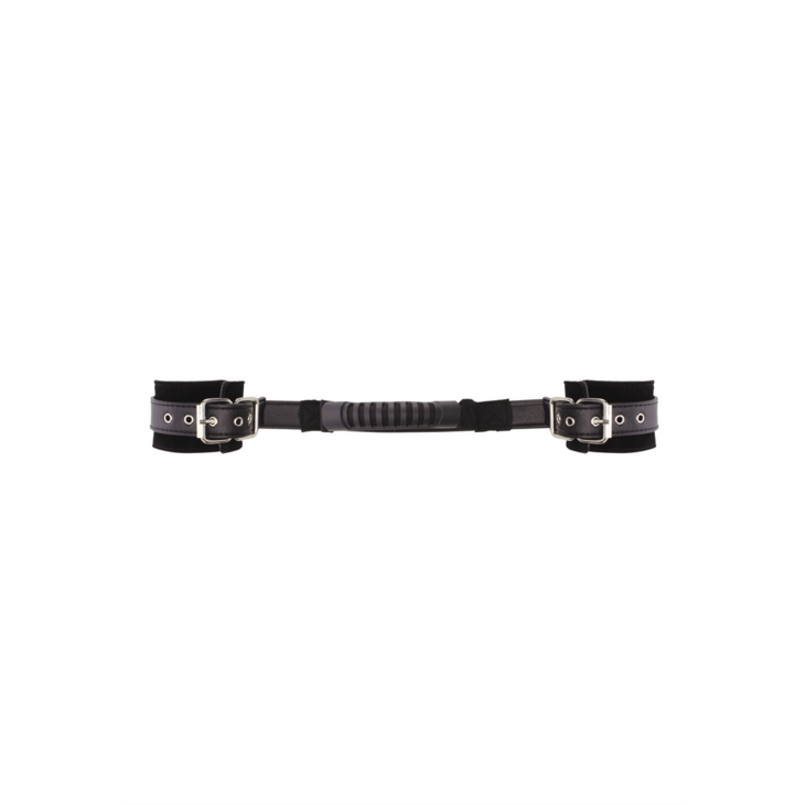 Geverbonden Lederen Handboeien met Handvat