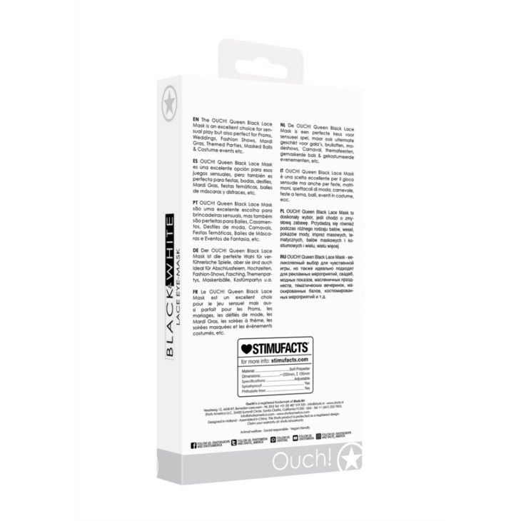 Koningin - Kantmasker