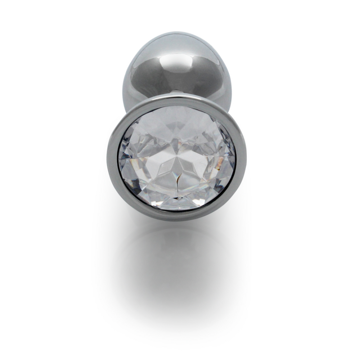 Round Gem Butt Plug - Small
