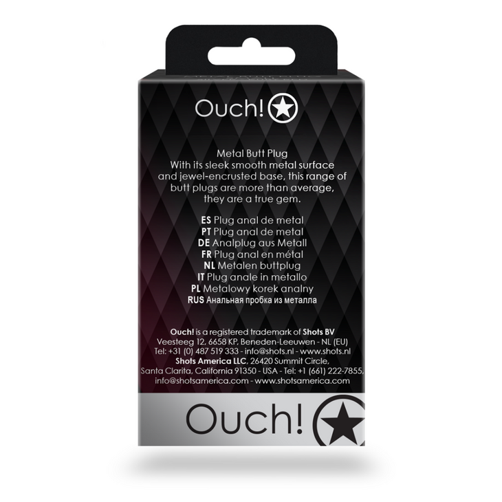 Ronde Edelsteen Butt Plug - Klein - Goud/Emerald Groen