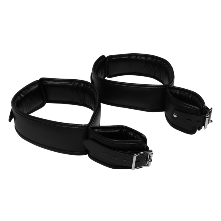 Hand- en dijboeien set - Zwart