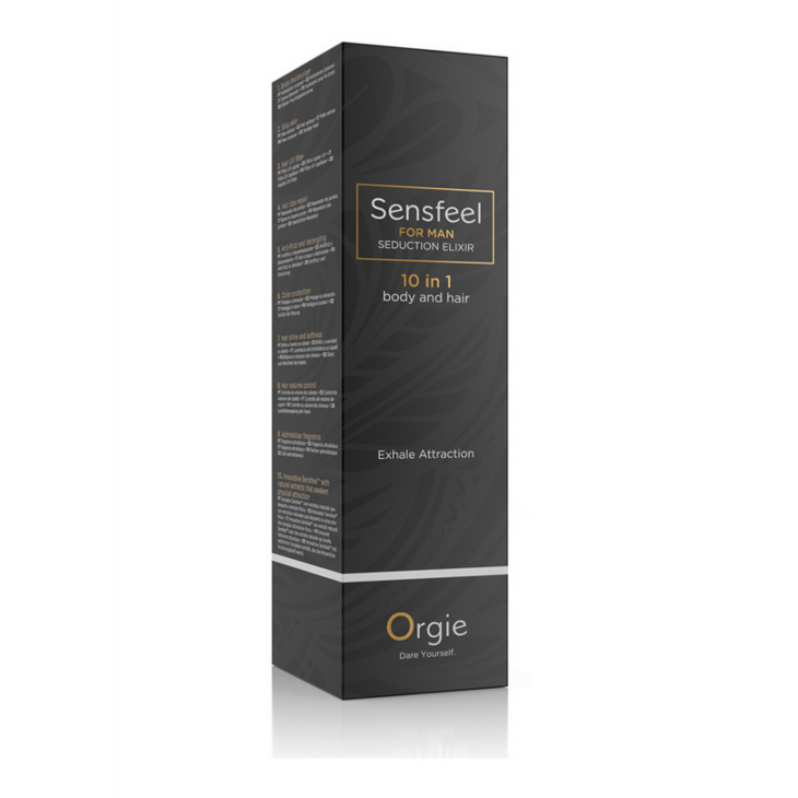 Sensfeel - Haar- en Bodylotion met Pheromonen voor Mannen - 3.38 fl oz / 100 ml