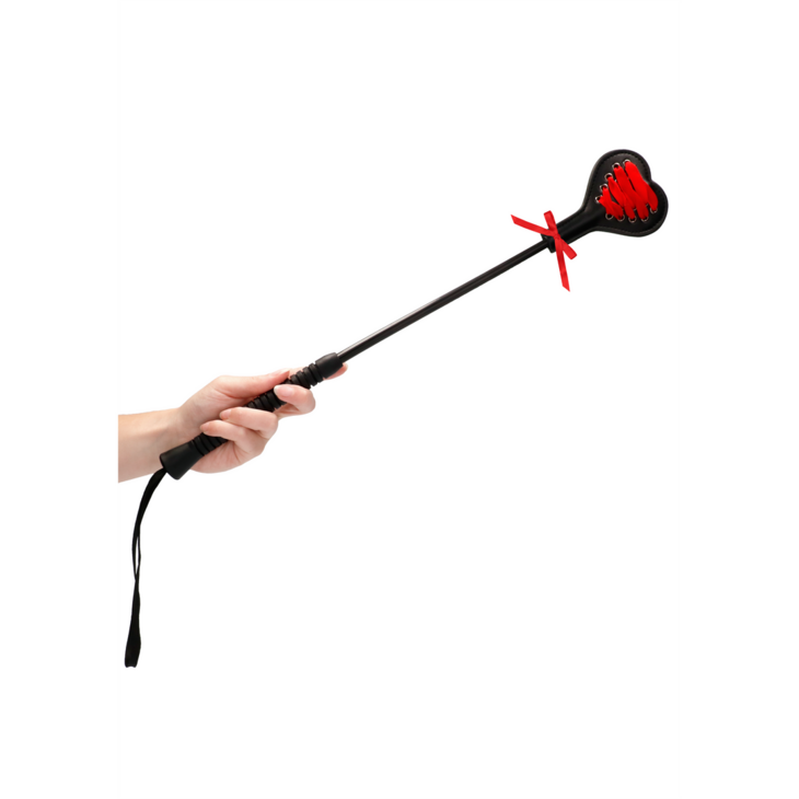 Hartvormige Crop met Rode Kant