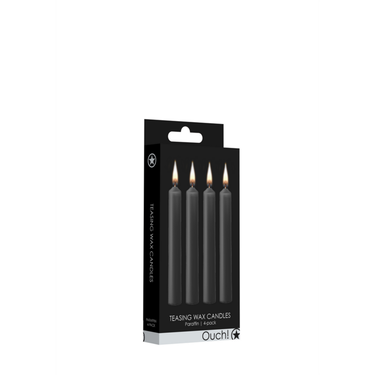 Plagen Waskaarsen - 4 Stuks - Zwart