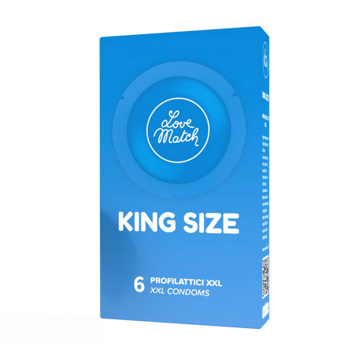 King Size - Condoms - 2.4 " / 60 mm - 6 Pieces