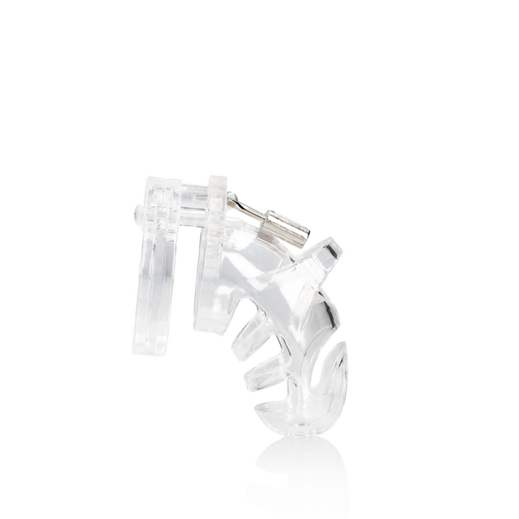 Model 25 - Chastity Cage - 3.5&#039;&#039; / 9 cm - Transparent