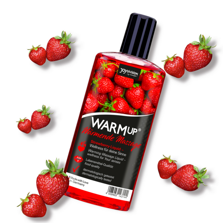 WARMup - Gearomatiseerde Verwarmende Glijmiddel - Aardbei - 5 fl oz / 150 ml