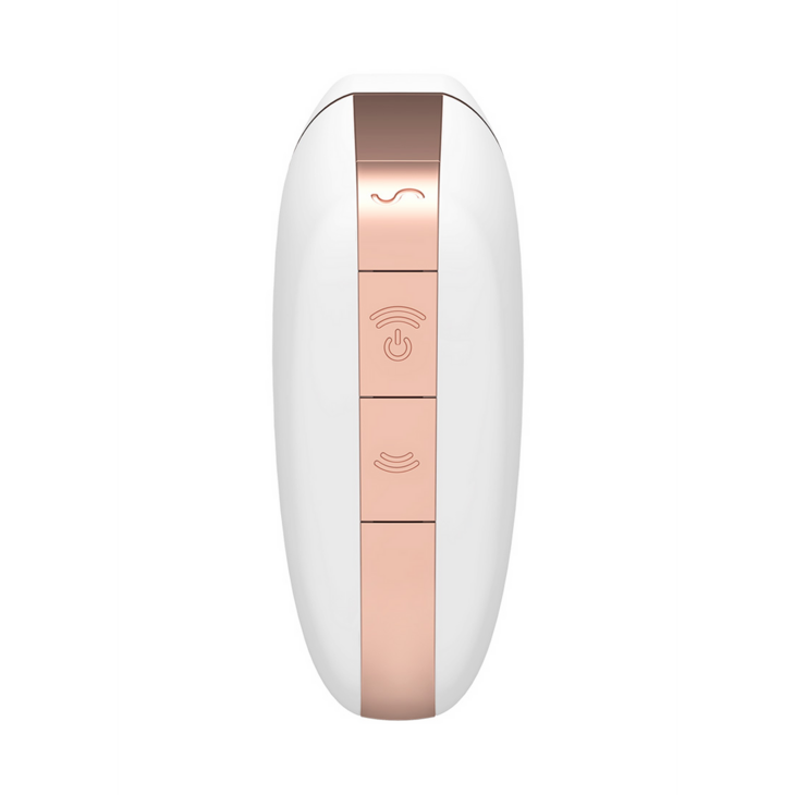 Love Triangle - Air Pulse Stimulator and Vibration - White