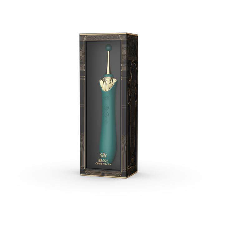 Bess 2 - Clitorale Vibrator - Turquoise Groen