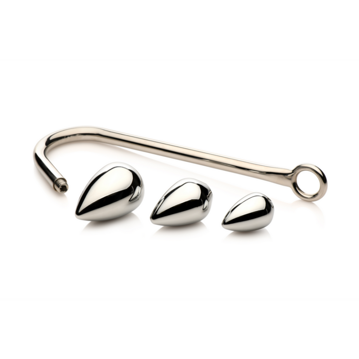 Anal Hook Trainer met 3 Plugs