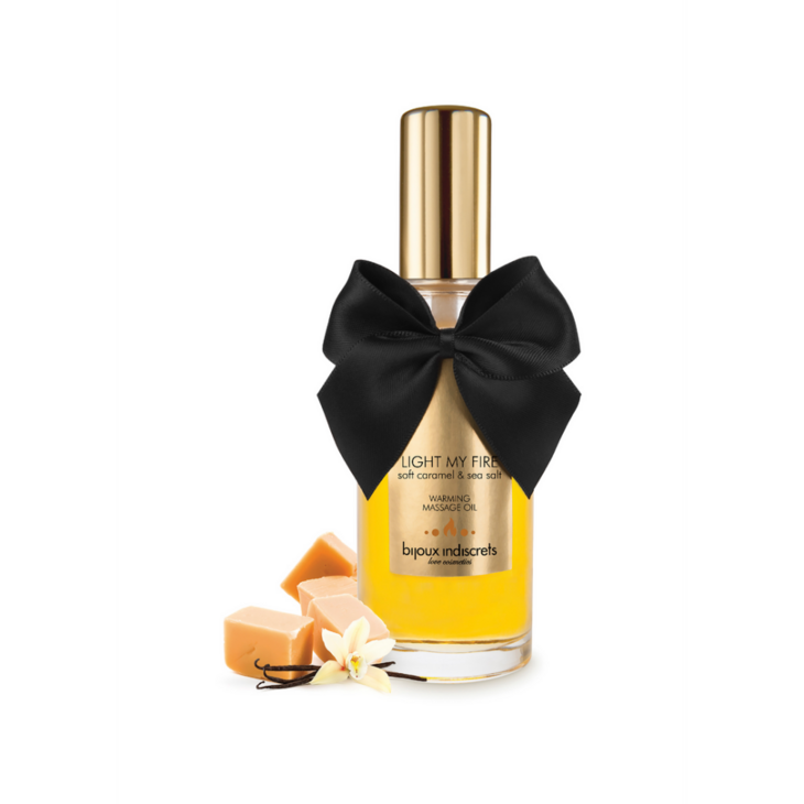 Light My Fire - Verwarmende Massageolie Zachte Karamel en Zeezout