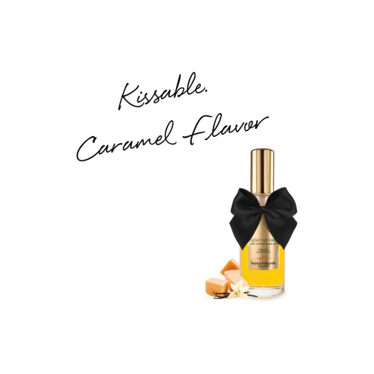Light My Fire - Verwarmende Massageolie Zachte Karamel en Zeezout
