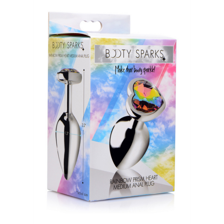 Rainbow Prism - Hart Butt Plug - Medium