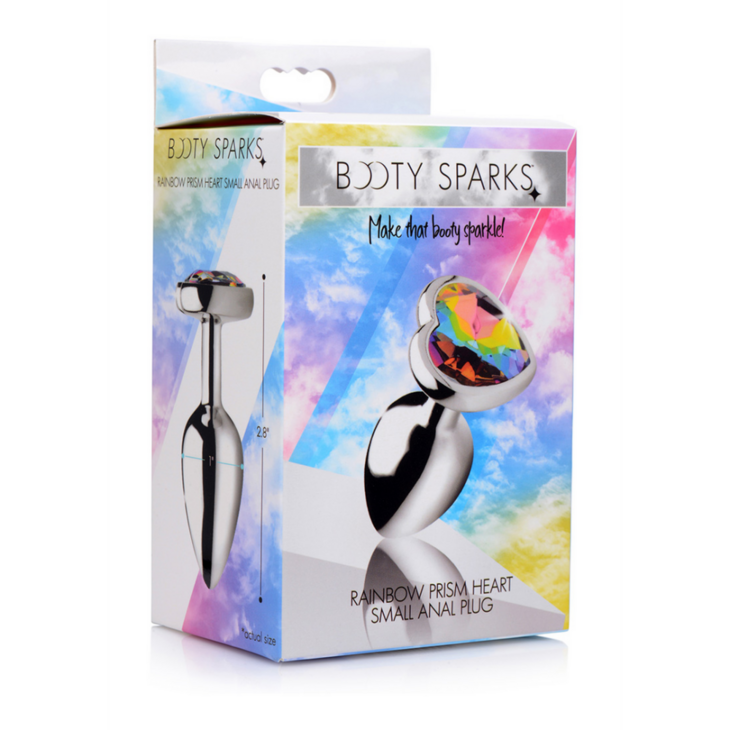 Rainbow Prism - Hart Butt Plug - Klein