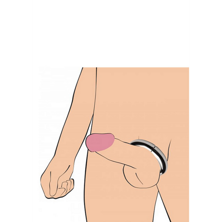 Mega Magnetize - Stainless Steel Magnetic Cockring - 2 / 4,4 cm