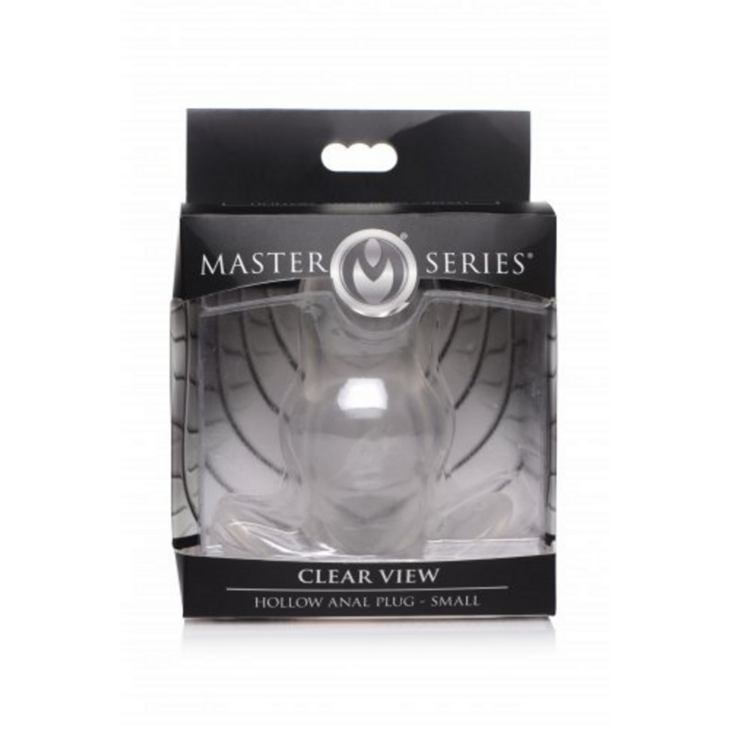 Clear View - Hollow Anal Plug - Small