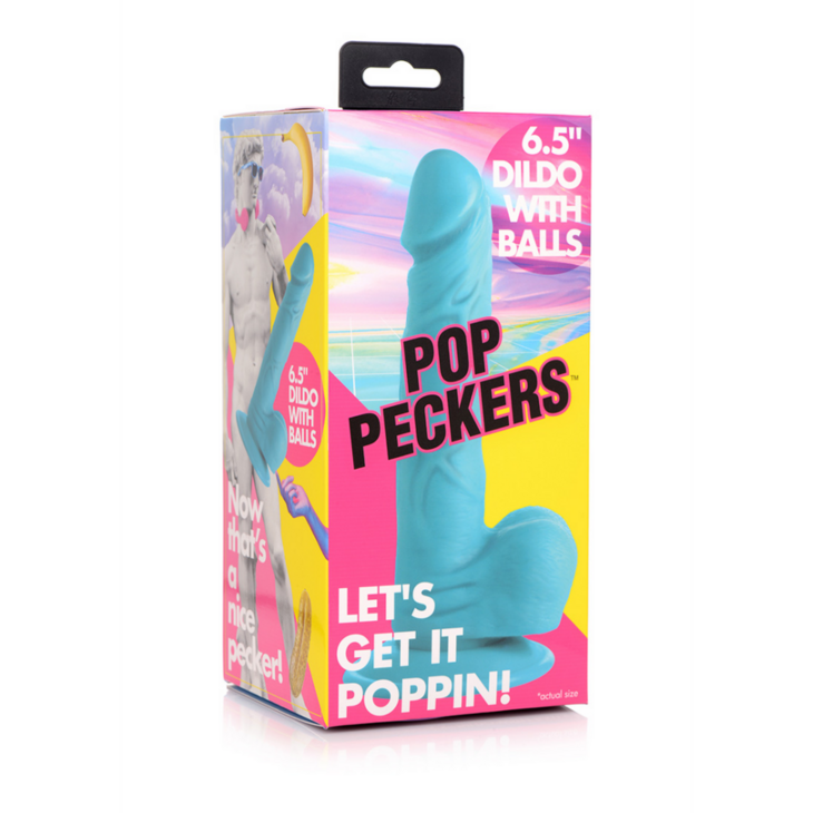 POP - Dildo met Ballen - 6.5 / 16.5 cm