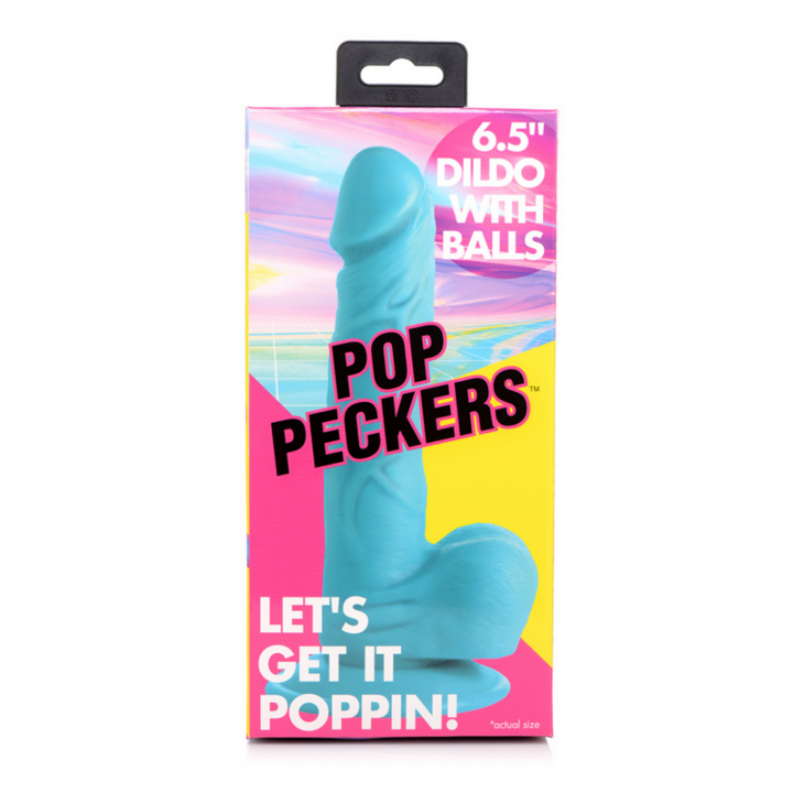 POP - Dildo met Ballen - 6.5 / 16.5 cm