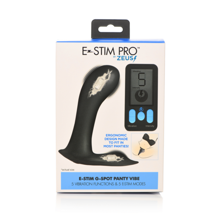 E-Stim Pro - G-Spot Panty Vibe - Zwart