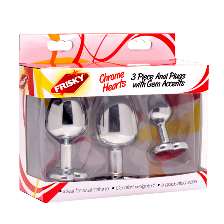 Anal Plugs - 3 Stuks