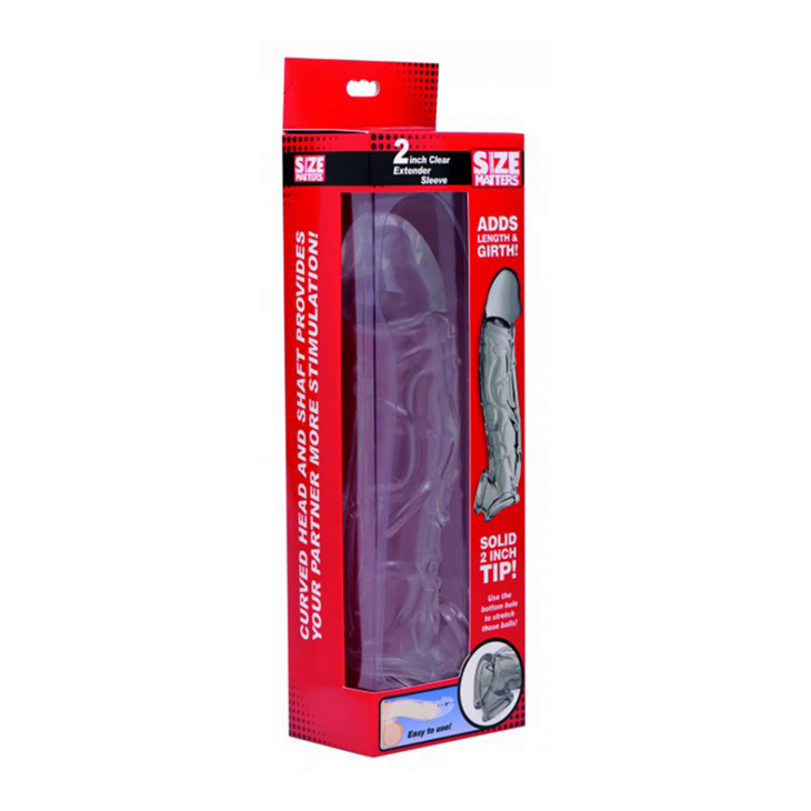 Transparent Penis Sleeve - 2" / 5 cm