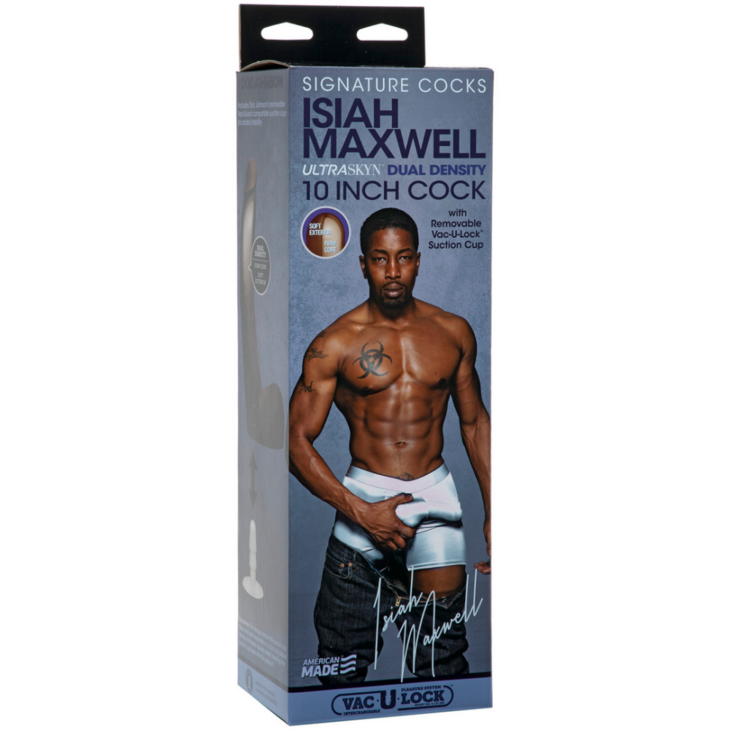 Isiah Maxwell - Realistic ULTRASKYN Dildo - 10" / 25 cm