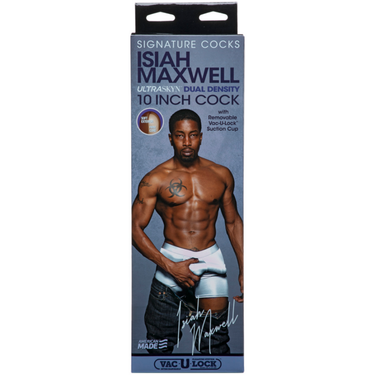 Isiah Maxwell - Realistic ULTRASKYN Dildo - 10" / 25 cm