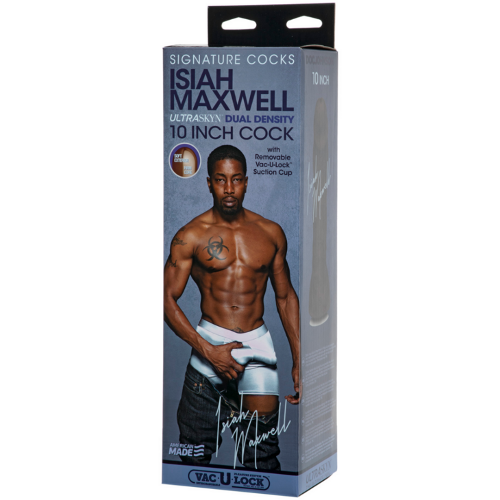 Isiah Maxwell - Realistic ULTRASKYN Dildo - 10" / 25 cm
