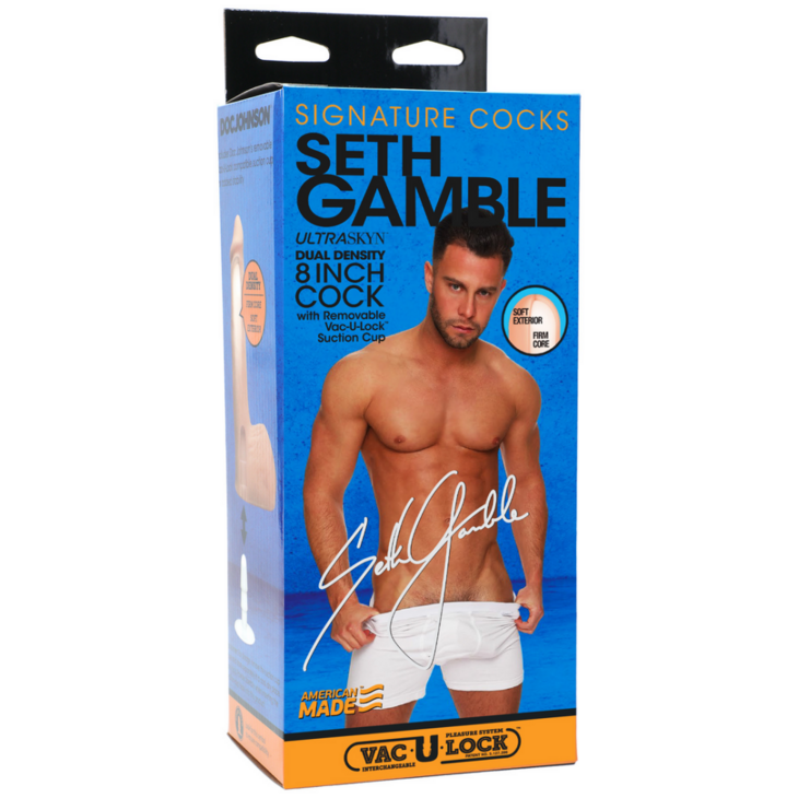 Seth Gamble - Realistic ULTRASKYN Dildo - 8" / 20 cm