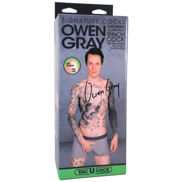 Owen Gray - Realistic ULTRASKYN Dildo - 9" / 22 cm