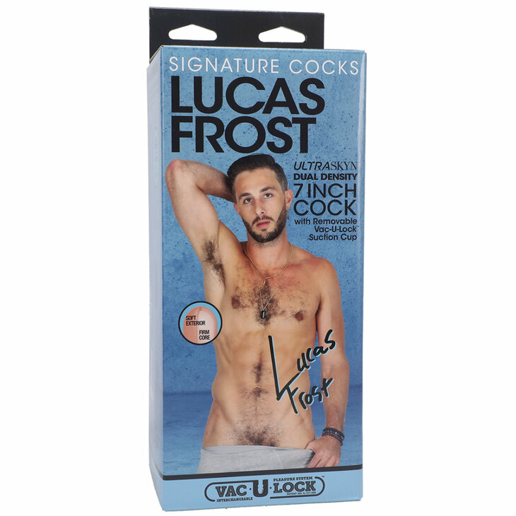 Lucas Frost - Realistische ULTRASKYN Dildo - 7 / 18 cm - Vanilla