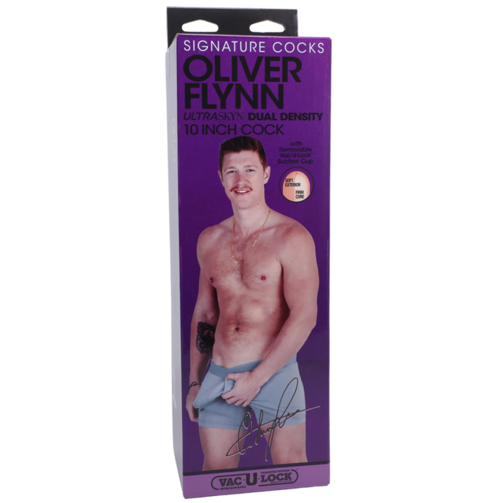 Oliver Flynn - Realistic ULTRASKYN Dildo - 10 / 25 cm - Vanilla