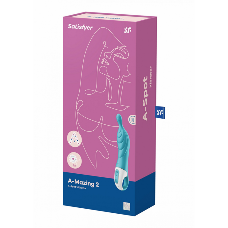 A-Mazing 2 - A-Spot Stimulator met Textuur - Turquoise