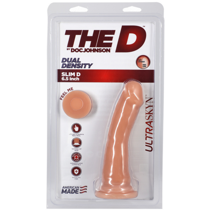 Slim D - Realistic ULTRASKYN Dildo met Ballen - 6 / 15 cm