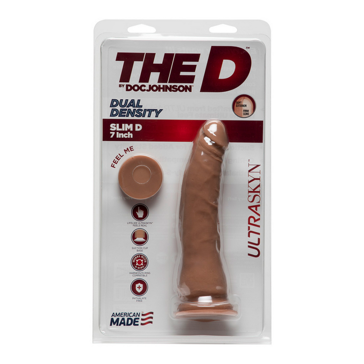 Dunne D - Realistische ULTRASKYN Dildo - 7 / 18 cm