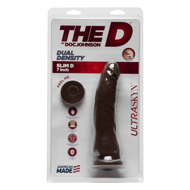 Dunne D - Realistische ULTRASKYN Dildo - 7 / 18 cm
