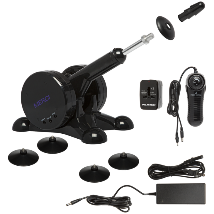 Power Banger - Fuck Machine met Draadloze Afstandsbediening - Zwart