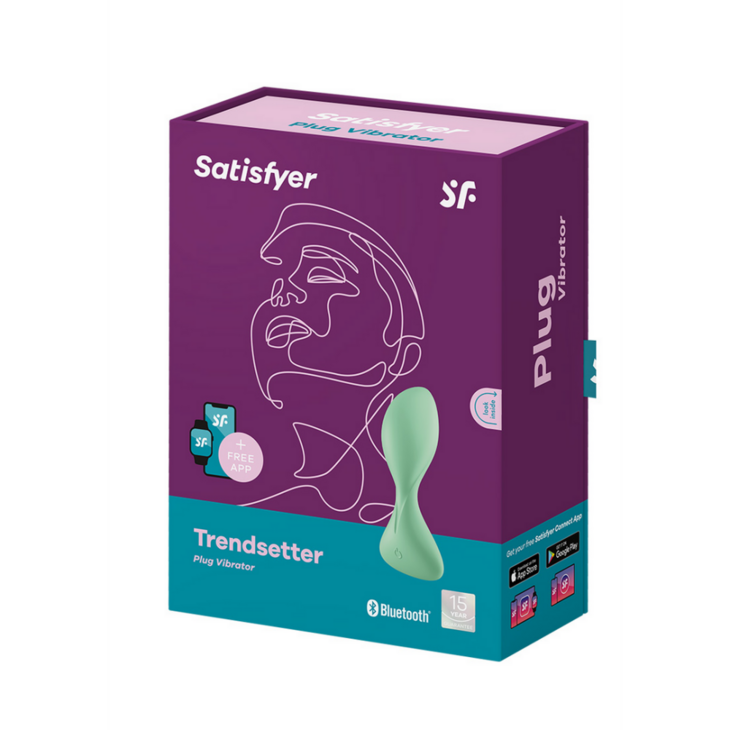 Trendsetter - Vibrerende Butt Plug - Lichtgroen