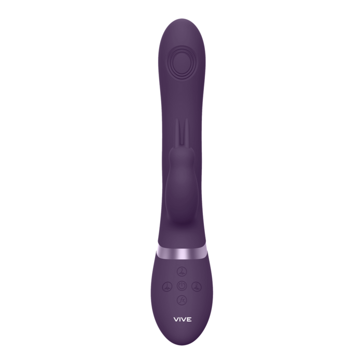 Rini - Pulse Wave  Vibrating Double Penetration Rabbit - Paars