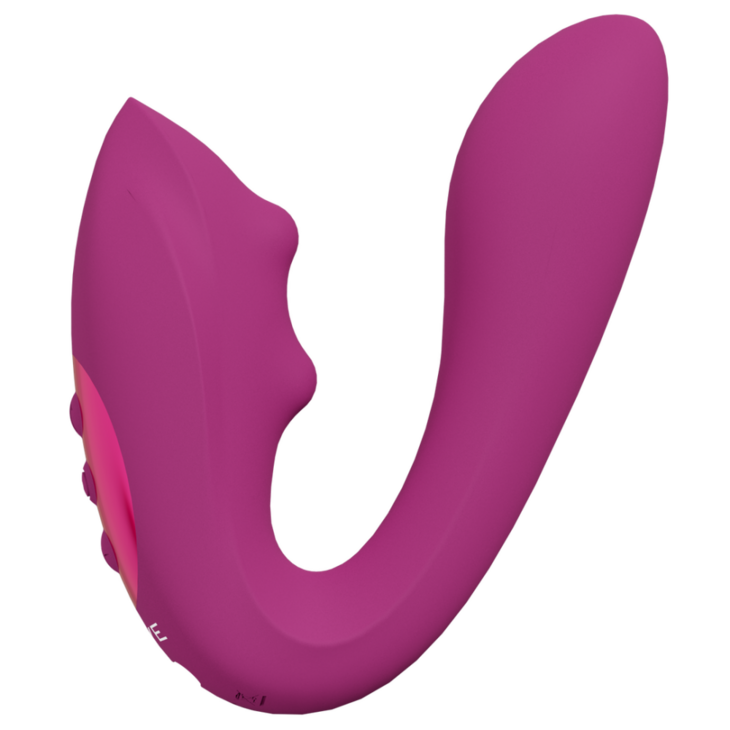 Yuki - Dual Motor G-Spot Vibrator met Masserende Parels - Roze