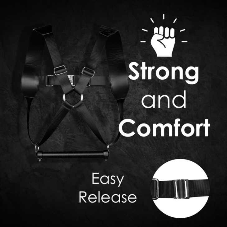 BSDM Harnas Beperking - Zwart