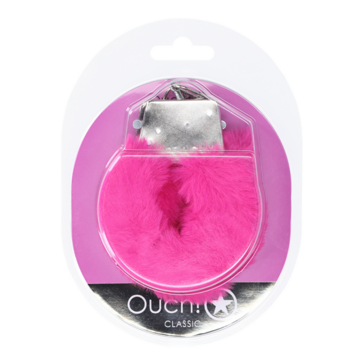 Classic Fluffy Handboeien - Roze