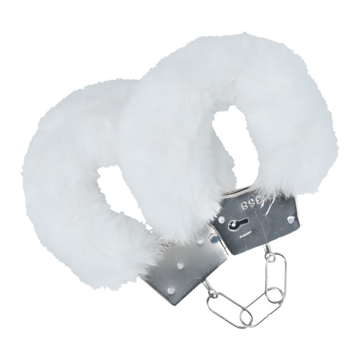 Classic Fluffy Handcuffs - Wit