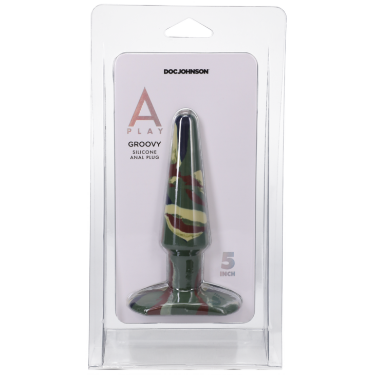 Groovy - Silicone Anale Plug - 5 / 12 cm - Camouflage