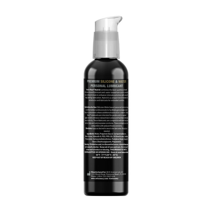 Hybrid - Premium Siliconen en Water Hybrid Glijmiddel - 2 fl oz / 59 ml