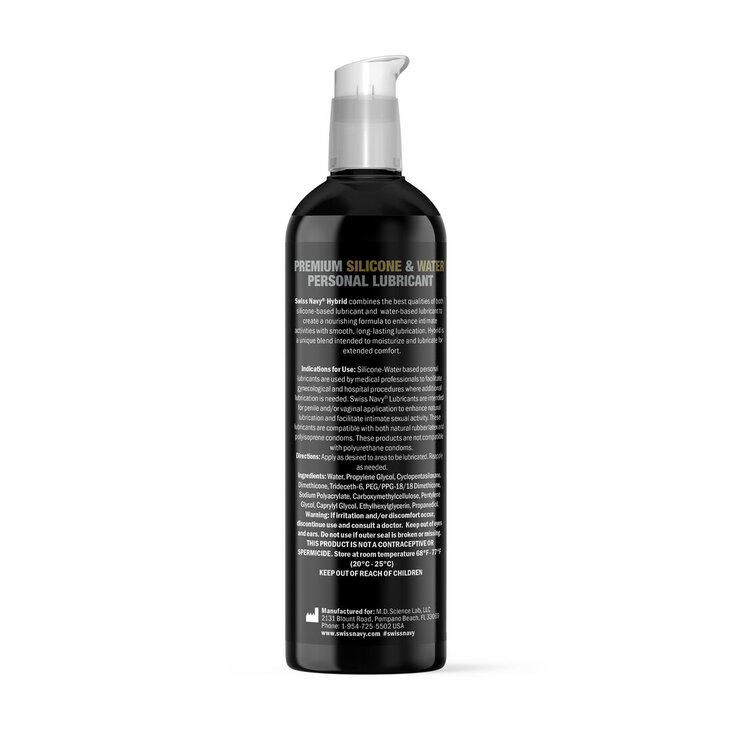 Hybrid - Premium Siliconen en Water Hybrid Glijmiddel - 8 fl oz / 237 ml