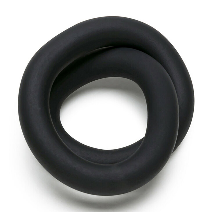 Siliconen Hefty Wrap Ring - Cockring - 9 / 22,9 cm - Zwart