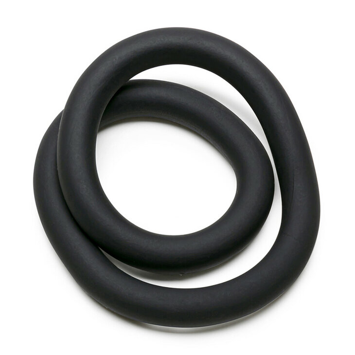 Silicone Hefty Wrap Ring - Cockring - 12 / 30,5 cm - Zwart