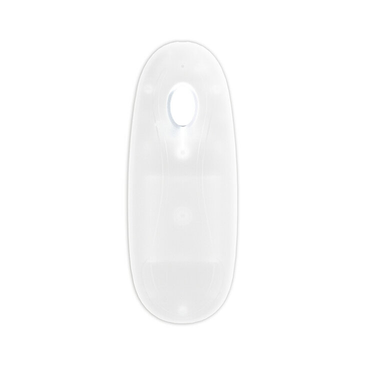 LED Vibrerende Rechte Penis - 7 / 18 cm - Transparant