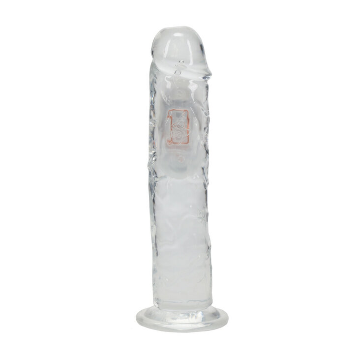 LED Vibrerende Rechte Penis - 8 / 20 cm - Transparant